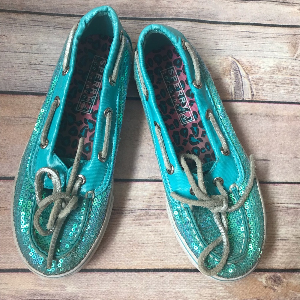 Glitter Sperry’s- girls’ loafer/sneaker